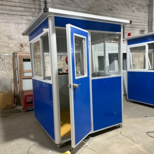 Caseta de Vigilancia Prefabricada de Ensamblaje Rápido, Pequeña, para Exteriores, para Control de Tráfico, Venta de Boletos de Estacionamiento, Caseta de Seguridad Portátil - Product Image 2