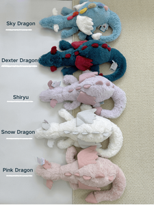 En gros, Peluche Jellys Style Catts Sky Dragon Snow Dragon, en coton PP ultra doux, coussin lesté pour enfants - Product Image 2