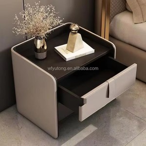 Comodino Moderno in Legno con 2 Cassetti, Resistente e Funzionale per Camera da Letto, Soggiorno e <span class=keywords><strong>Cameretta</strong></span> - Product Image 3