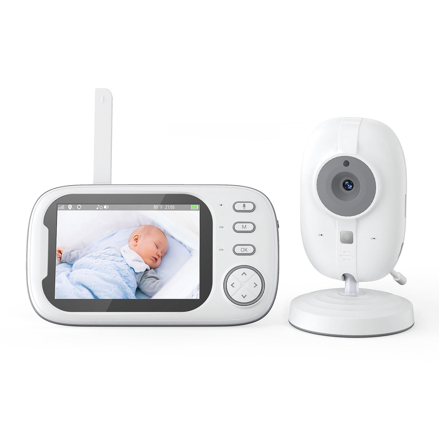 Smart Baby Best Two Way Baby Monitor Inch Screen Nanny Two-Way