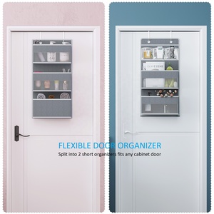 Organizzatore Pieghevole da Appendere <span class=keywords><strong>per</strong></span> <span class=keywords><strong>Cameretta</strong></span>, Bagno, Dormitorio, <span class=keywords><strong>Armadio</strong></span> - Organizzatore a 5 Livelli <span class=keywords><strong>per</strong></span> Porta (Tessuto Non Tessuto) - Product Image 4