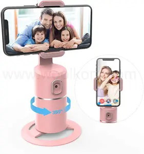 Ai Gezicht Tracking Mobiele Telefoon Stand Desktop Telefoon Houder Dock Met 360 Draaien Smart Object Track Camera Cradle Voor Iphone android