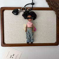 Joyson Pendentifs Porte-clés Poupée Tennis Rétro, Poupée Maximaliste, Pendentif de Sac à Dos de Baseball Haut de Gamme pour Femme, Décoration Cadeau