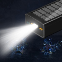Batterie Externe Solaire Personnalisable PD65W à Charge Ultra-Rapide, Grande Capacité 30000mAh, pour Ordinateur Portable et Mobile