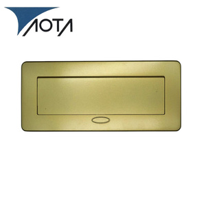 Presa da Tavolo Industriale a Scomparsa Angolare con 3 Prese Multiple in Lega di Rame e Alluminio - Product Image 5