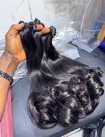 Rambut Vietnam Mentah Tanpa Proses, Bundel Rambut India Mentah, Bundel Rambut India Keriting Mentah, Rambut Manusia Keriting Alami