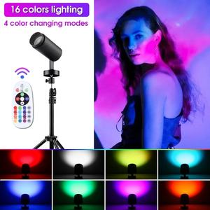 Projecteur <span class=keywords><strong>Led</strong></span> RGB avec télécommande 24W, éclairage de scène à intensité variable, pour salle de danse, KTV, atmosphère, fête - Product Image 2
