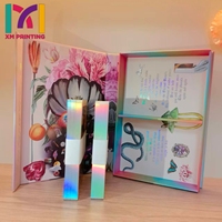 Cartes de tarot Lenormand holographiques personnalisées OEM, impression offset, divination par la lecture des cartes, jeu personnalisé avec boîte à couvercle et base