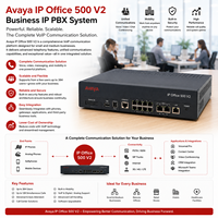 Sistema de Telefonía IP Empresarial Avaya IP Office 500 V2, Unidad de Control de Comunicaciones VoIP, Plataforma de Telefonía Empresarial