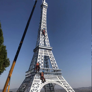 Statua della Torre <span class=keywords><strong>Eiffel</strong></span> in Metallo da 5m/Modello Vintage in Ferro per Decorazione di Ristoranti a Tema Francese e Arredi per Caffè e Bistrot all'Aperto - Product Image 3