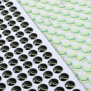 Autocollants de logo de voiture en PVC cristal époxy Wei Hao, sur mesure, autocollants adhésifs pour la décoration de véhicules - Product Image 1