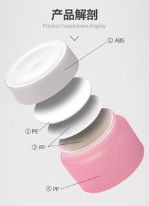 Botellas de PP multicolores <span class=keywords><strong>YOBO</strong></span> 10g/15g para crema para el cuidado de la piel, embalaje de muestra cosmética y de viaje - Product Image 5