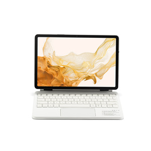 เคสคีย์บอร์ดบลูทูธ JUNCHI ปี 2026 พร้อมไฟแบ็คไลท์ ทัชแพด แม่เหล็กดูดติด ป้องกันสองชั้น สำหรับ <span class=keywords><strong>iPad</strong></span> ดีไซน์ขาตั้งลอย - Product Image 1