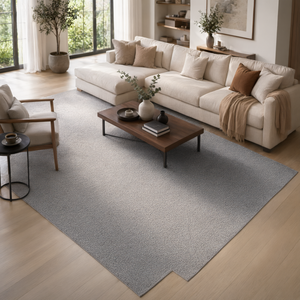 Alfombra de Polipropileno Gris Claro Petra Wilbury 90083, 11-18 mm de Grosor, Apta para Mascotas, Alfombra de Alta Resistencia para Sala de Estar y Dormitorio - Product Image 3