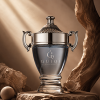 Parfum Pria Grosir Pabrik 100ml OEM Logo Kustom Cologne Mewah Aroma Tahan Lama Parfum Pria