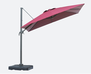 Small Modern Solar Garden <b>Umbrella</b> Outdoor Furniture Sunshade for Courtyard and Indoor/Outdoor Advertising Use - Product Image 5