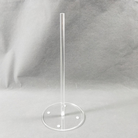 Support de présentation rond en acrylique transparent de qualité alimentaire pour gâteaux, beignets, bulles, pour la publicité, pour une utilisation en vente au détail