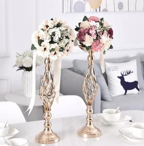 Accesorios de decoración de escena de boda, floristería, camino, soporte de flores, centros de mesa, jarrón, arreglo, accesorios de celebración de boda - Product Image 1
