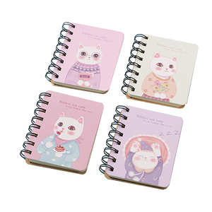 <strong>Small</strong> Custom A7 Size Spiral Bound Notebook Cute Animals Theme School Supplies and Children's Gift Wholesale Paper <strong>Diary</strong> - Product Image 4