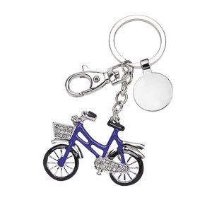 Porte-clés de vélo bleu/noir sans boîte - Product Image 1