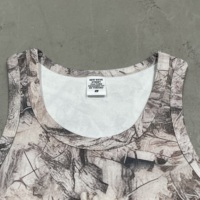 Camiseta sin Mangas con Patrón de Camuflaje Desértico, de Alta Calidad, con Parche de Goma Personalizado, para Caza al Aire Libre