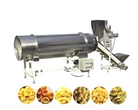 Petite extrudeuse à double vis pour bouffée de maïs Pop Snack Produits céréaliers Machines de traitement des aliments