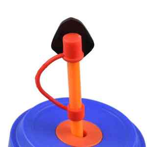 Accessoires de boisson de haute qualité, écologiques, portables, avec bouchons de paille à motif de dessin animé, anti-poussière, breloques et embouts premium, cadeau Yirong <span class=keywords><strong>Tianxia</strong></span> - Product Image 1