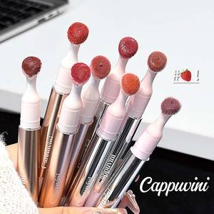 CAPPUVINI Gloss à lèvres repulpant velours, fini mat effet miroir, teinte nude onctueuse, rouge à lèvres pour étudiants - Product Image 1