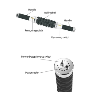 Masajeador corporal vibratorio de tejido profundo, rodillo de bola interior, <span class=keywords><strong>Micro</strong></span> vibración, máquina de masaje corporal - Product Image 6