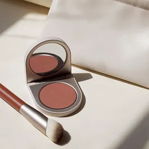 Personalizza il proprio logo brand unique vegan highlighter bronzer contour makeup cipria in polvere cipria blush makeup blush private label