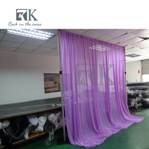 Easy install Pipe Kit and Drape Aluminum <b>Standing</b> Curtain System Wedding Backdrop - Product Image 5
