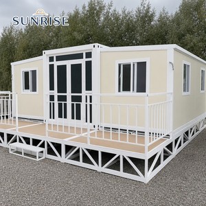 บ้านคอนเทนเนอร์แบบขยายได้ SUNRISE ราคาบ้านคอนเทนเนอร์แบบพับได้ บ้านคอนเทนเนอร์แบบขยายได้สำเร็จรูป บ้านคอนเทนเนอร์แบบพับได้ - Product Image 1