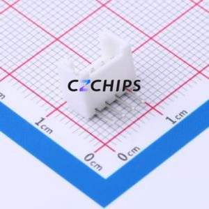 WAFER-HY2.0-4PWZ Wire-to-Board Pin Header Bent Lead Through Hole,P=2mm Connector 1x4P 2mm Right Angle Insert HY - Product Image 1