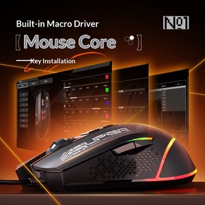 Souris de jeu filaire avec définition macro, souris mécanique à éclairage RVB pour PC, ordinateur portable, bureau et e-sport - Product Image 2