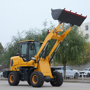 Chargeuse sur pneus à prix avantageux pour élevages, chargeuse à direction intégrale, machine de construction, mini-chargeuse sur pneus diesel 4x4 à vendre - Product Image 1