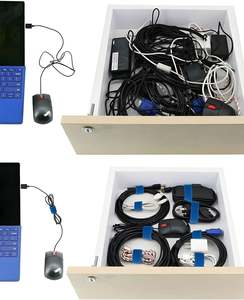 Cintas de Sujeción para Cables Reutilizables, Ecológicas, Resistentes al Calor, Autoadhesivas de Doble Cara, Lavables, de Poliéster/Nailon, en Varios Colores - Product Image 6