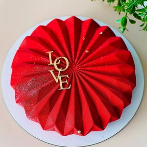 ท็อปเปอร์เค้กอะคริลิค รูปน้ำผึ้งและความหวาน สำหรับตกแต่งเค้กวันเกิดและวันวาเลนไทน์ - Product Image 1