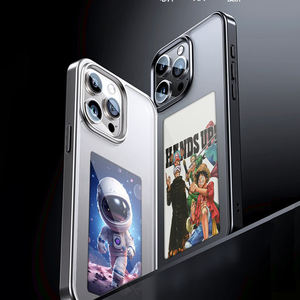 Custodia intelligente per telefono a inchiostro E abilitata per NFC per <span class=keywords><strong>iPhone</strong></span> 15 14 13 Pro <span class=keywords><strong>Cover</strong></span> schermo <span class=keywords><strong>con</strong></span> Display fotografico campione gratuito - Product Image 1