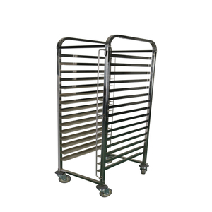 Hot bán 16-khay gn Pan thép không gỉ bánh mì làm mát Giá xe đẩy 0.8 mét bánh giỏ hàng nhà hàng khách sạn Dịch vụ thiết bị - Product Image 2