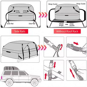 Échantillon Gratuit : Sac de Toit Épais pour Voiture, Imperméable, Universel pour Camion, SUV, Porte-Bagages - Product Image 3