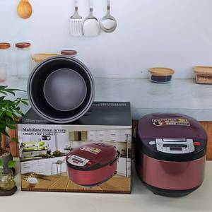 Olla Arrocera Inteligente Multifuncional de 5L, Eléctrica, de Acero Inoxidable, con Control por Microcomputadora, para Uso Doméstico - Product Image 1