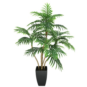 <span class=keywords><strong>Mini</strong></span> <span class=keywords><strong>palmier</strong></span> artificiel de 105 cm <span class=keywords><strong>en</strong></span> <span class=keywords><strong>pot</strong></span> avec 42 feuilles, plante tropicale réaliste pour la décoration de la maison, du bureau, de l'hôtel, du restaurant - Product Image 1