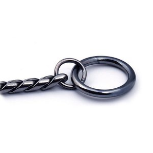 Collare per Cani in Acciaio Inossidabile Ultra-Resistente, Catena a Serpente Metallica Elegante, Stile Hip-hop, per Cani Piccoli, Medi <span class=keywords><strong>e</strong></span> Grandi - Product Image 3