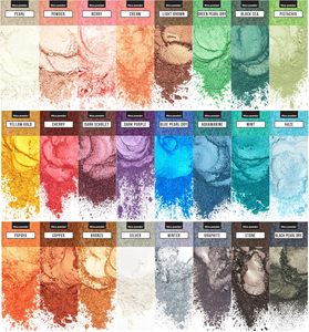 Polvo de Mica para Colorear Resina, Set de 24 Frascos de Colores, Polvo de Mica de Grado Cosmético, Pigmento de Color para Resina Epoxi, Polvo de Perla, Muestras Gratis - Product Image 1