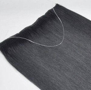 Extensiones de Cabello 100% Brasileñas con Clip, de Una Sola Pieza, Puntas Más Gruesas, Cabello Humano Remy, Clip <span class=keywords><strong>Invisible</strong></span> Sin Costuras, Liso, de Una Sola Pieza - Product Image 4