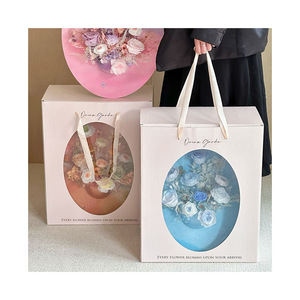 Vĩnh Cửu Hoa Hàn Quốc Gradient Sơn Dầu <span class=keywords><strong>Rose</strong></span> <span class=keywords><strong>Canvas</strong></span> In Trang Trí Valentine Của Ngày Quà Tặng Cho Bạn Gái Món Quà Kỷ Niệm - Product Image 5