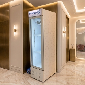 Air Cooled Vertical Upright Frozen Display <b>Freezer</b> Custom for Pharmacy Nutritional Supplement Specimen Equipment BC Sup - Product Image 1