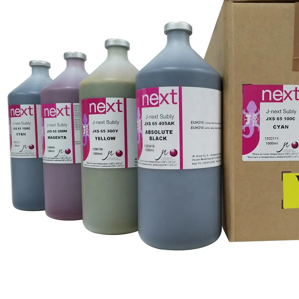Italy J-next sublimation ink 1000ml heat transfer ink for Mimaki sublimation printer DX7 printhead