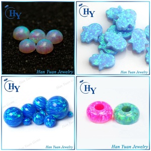 Tùy chỉnh trong kho nhiều màu tổng hợp Opal đá quý màu tổng hợp Opal thô đối với trang sức làm - Product Image 4