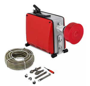 Macchina Elettrica per Pulizia Fognature e <span class=keywords><strong>Tubi</strong></span> di Scarico, Attrezzatura per Disintasare e Pulire le Tubature - Product Image 4